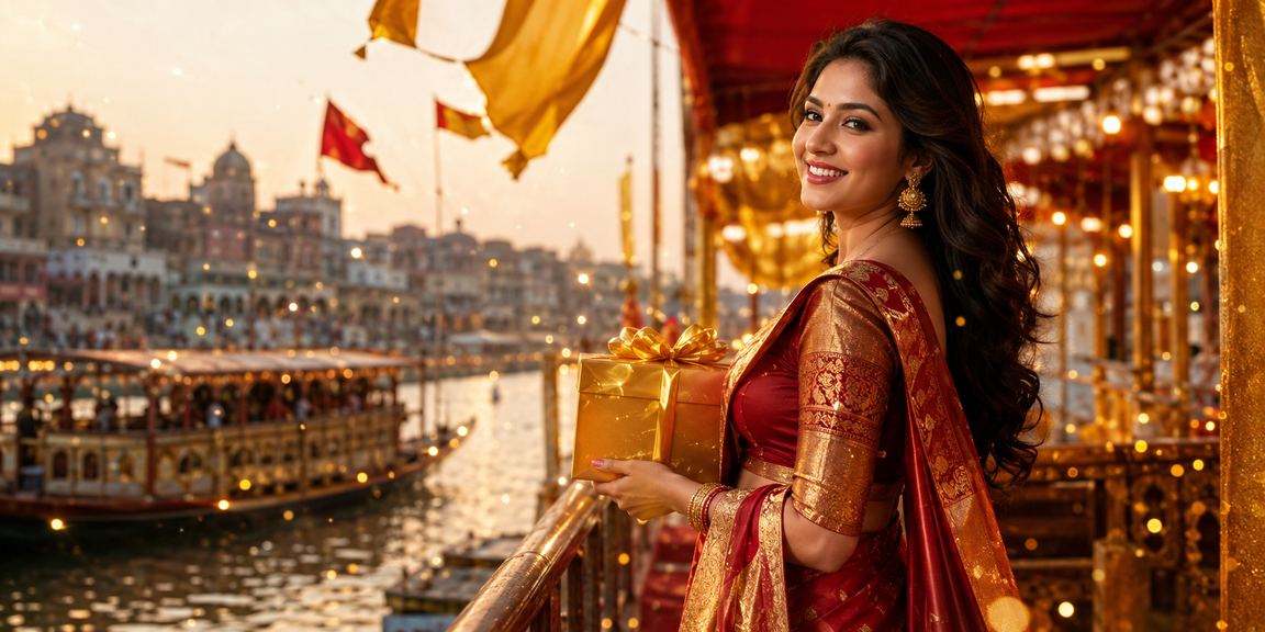 রাজশাহীতে ঐতিহ্যবাহী পোশাকে একজন নারী মোবাইলে bbaji গেম উপভোগ করছেন